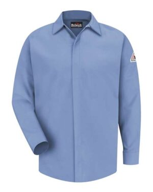 Men's Concealed-Gripper Pocketless Long Sleeve Shirt - CoolTouch® 2