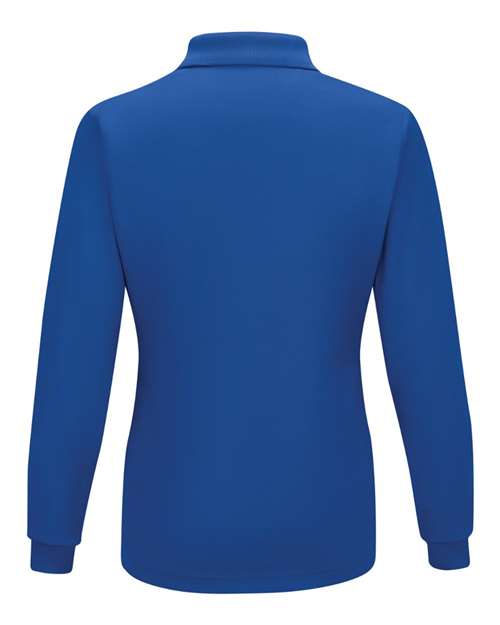 Women's Long Sleeve Performance Knit Polo - Image 6