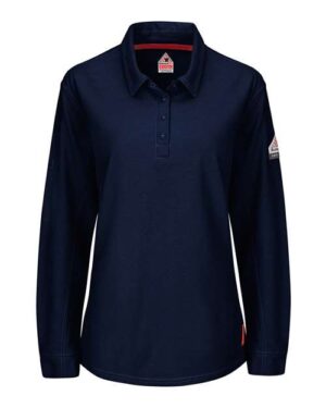 Women's iQ Series® Long Sleeve Polo with 4-Button Placket
