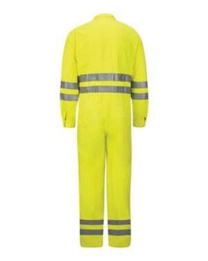 Alternative view of Men's Hi-Vis Deluxe Coverall with Reflective Trim - CoolTouch® 2 - 7 oz.