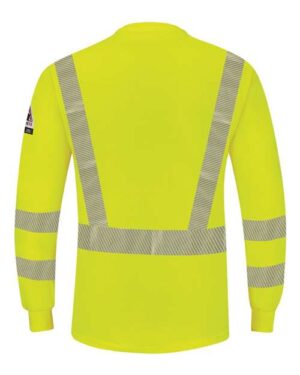 Alternative view of Men's Tall Hi-Visibility Lightweight Long Sleeve Henley