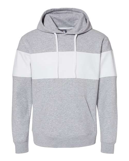 Men's Varsity Fleece Colorblocked Hooded Sweatshirt - Image 19