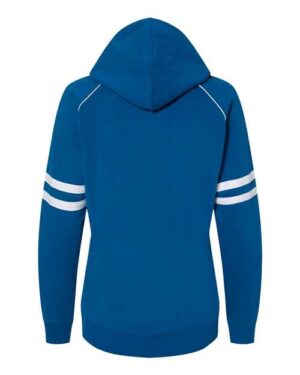 Alternative view of Women's Varsity Fleece Piped Hooded Sweatshirt