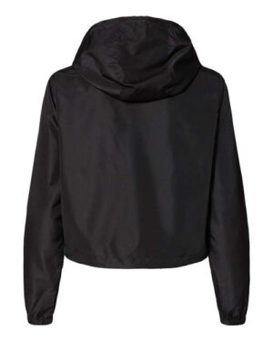 Alternative view of Women's Lightweight Quarter-Zip Pullover Crop Windbreaker