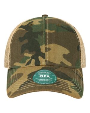 Old Favorite Trucker Cap - Army Camo/ Khaki