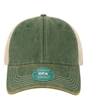 Old Favorite Trucker Cap - Dark Green/ Khaki
