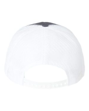 Alternative view of USA-Made Trucker Cap - Charcoal/ White