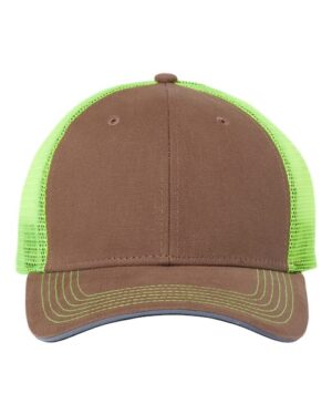 Hudson Brights Cap - Field Khaki/ Neon Yellow