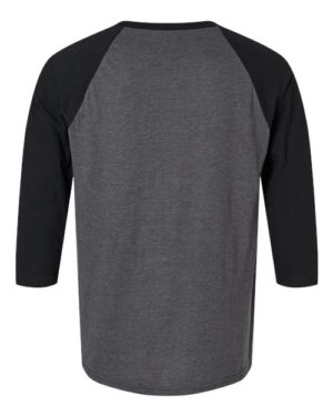 Alternative view of Unisex CVC Three-Quarter Sleeve Tee