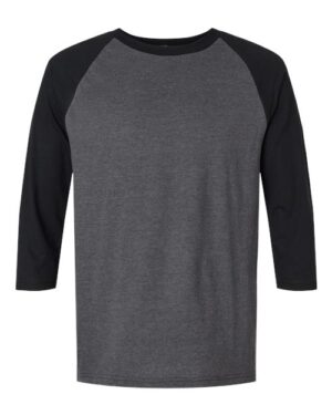 Unisex CVC Three-Quarter Sleeve Tee