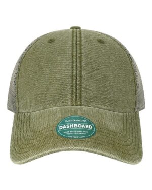 Dashboard Trucker Cap - Olive/ Grey