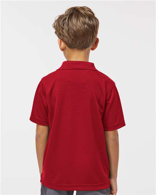 Youth Saratoga Performance Mini Mesh Polo - Image 15