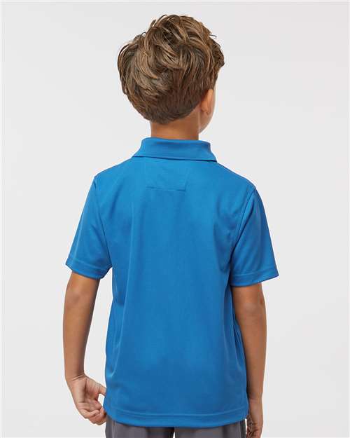 Youth Saratoga Performance Mini Mesh Polo - Image 27