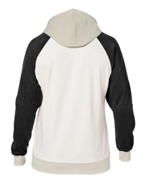 Alternative view of Unisex Vintage Tricolor Hooded Sweatshirt