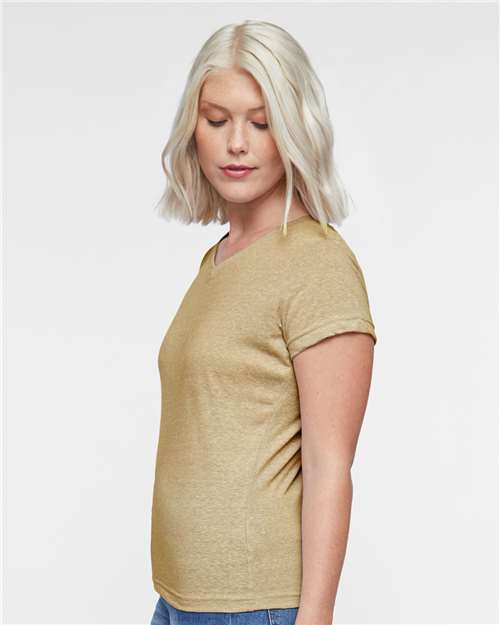 Women's Harborside Mélange V-Neck Tee - Image 5