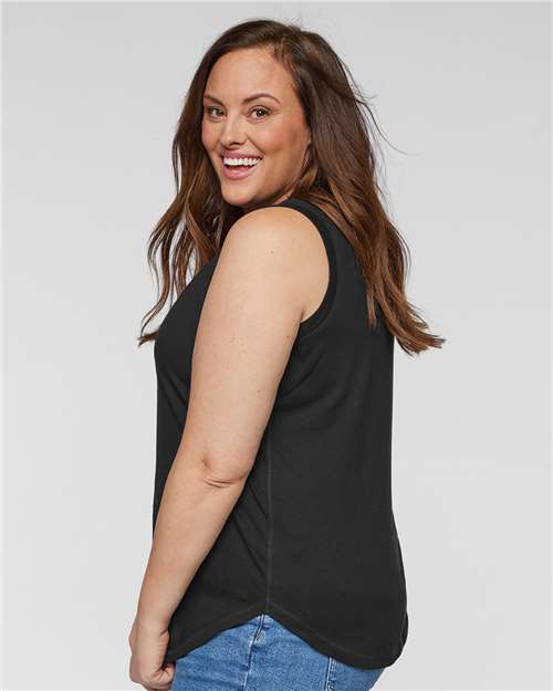 Women's Curvy Relaxed Fine Jersey Tank - Image 5