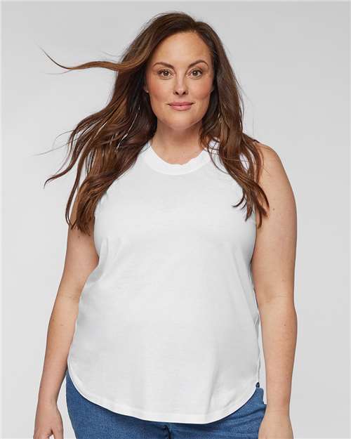 Women's Curvy Relaxed Fine Jersey Tank - Image 32