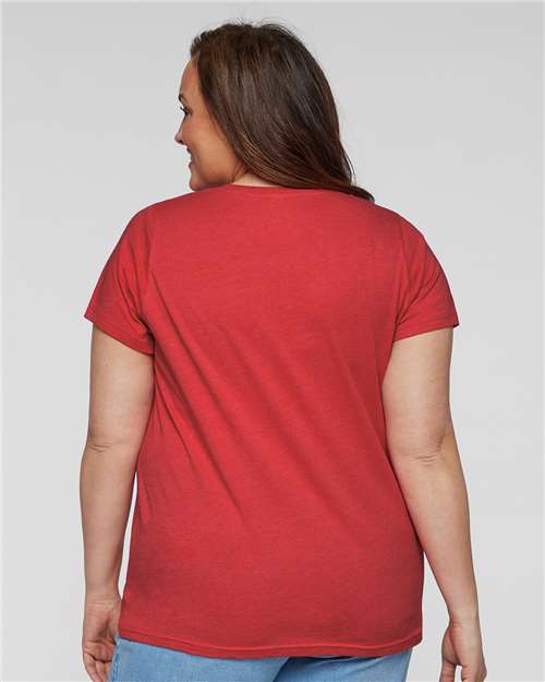 Women's Curvy Collection Fine Jersey Tee - Image 21