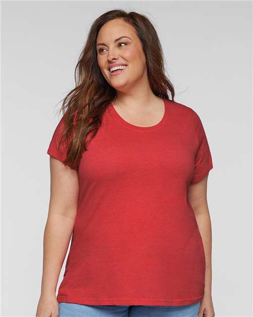 Women's Curvy Collection Fine Jersey Tee - Image 19