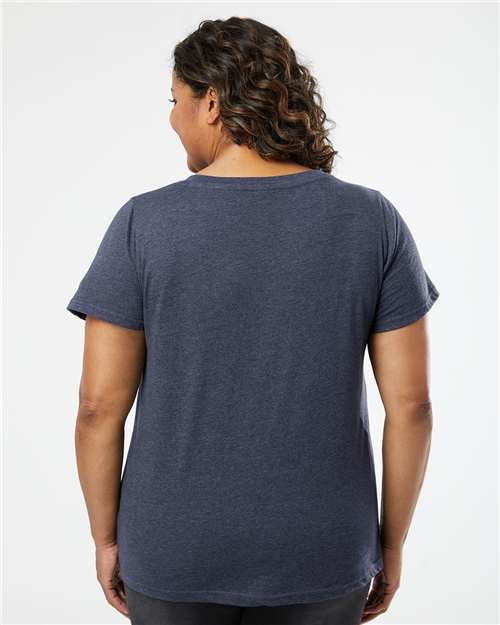 Women's Curvy Collection Fine Jersey V-Neck Tee - Image 15