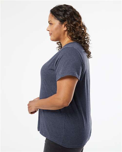 Women's Curvy Collection Fine Jersey V-Neck Tee - Image 14