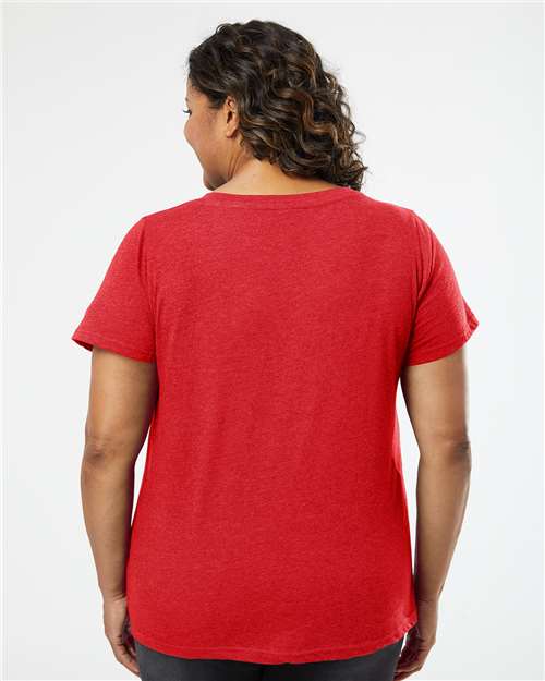 Women's Curvy Collection Fine Jersey V-Neck Tee - Image 24