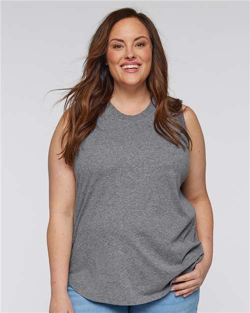 Women's Curvy Relaxed Fine Jersey Tank - Image 15