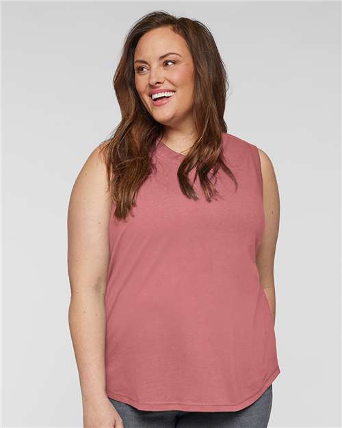 Women's Curvy Relaxed Fine Jersey Tank - Image 21