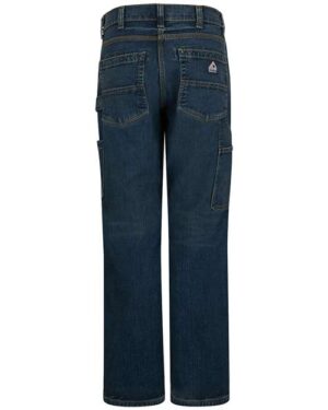 Alternative view of Men's Stretch Denim Dungaree Jeans - Odd Sizes