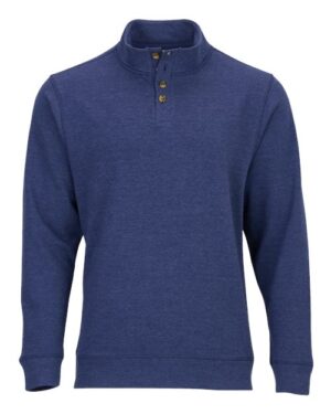 Men's French Terry Button Pullover