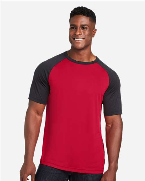Unisex Zone Colorblock Raglan T-Shirt - Image 16