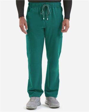 Alternative view of Men's Relentless Stretch Cargo Scrub Pants