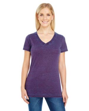 Women's Cross Dye V-Neck T-Shirt