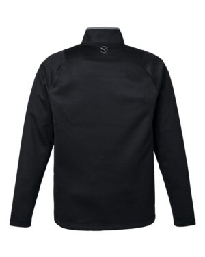 Alternative view of Men's Waffle Fleece Quarter-Zip Pullover