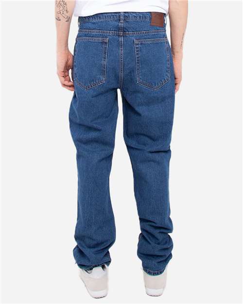 Men's Raw Denim Straight-Leg Jean Pants - Image 18
