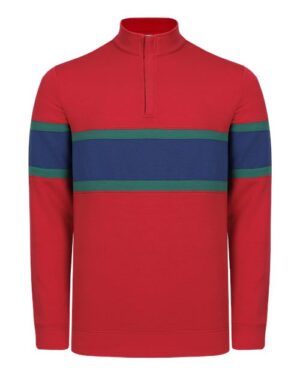 Men's Owen Quarter-Zip Colorblock Pullover