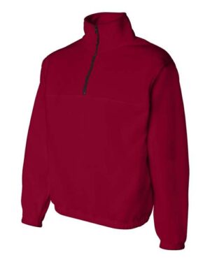 Alternative view of Unisex Fleece Quarter-Zip Pullover
