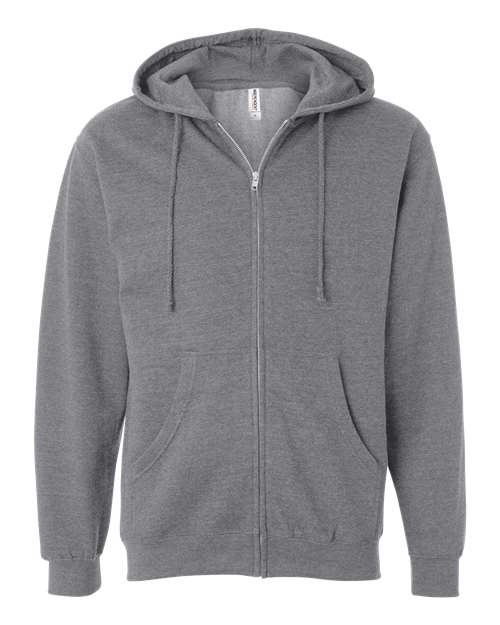 Unisex Midweight Full-Zip Hooded Sweatshirt