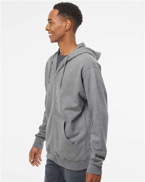 Unisex Midweight Full-Zip Hooded Sweatshirt - Image 5