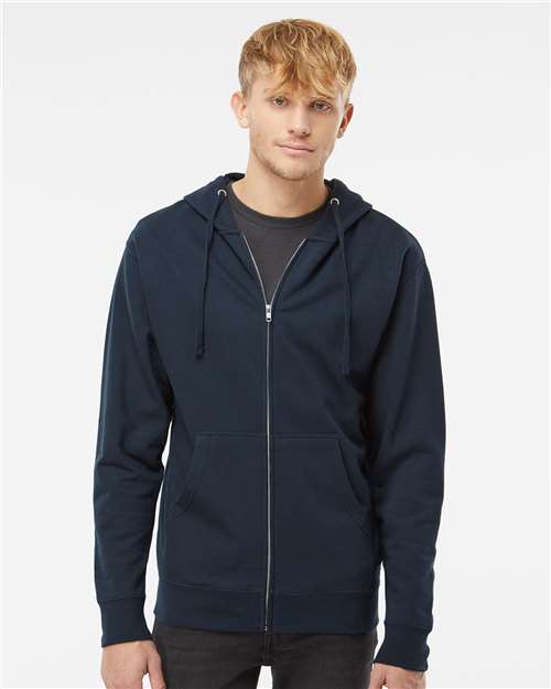Unisex Midweight Full-Zip Hooded Sweatshirt - Image 16