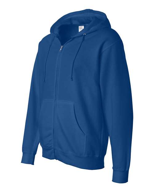Unisex Midweight Full-Zip Hooded Sweatshirt - Image 20