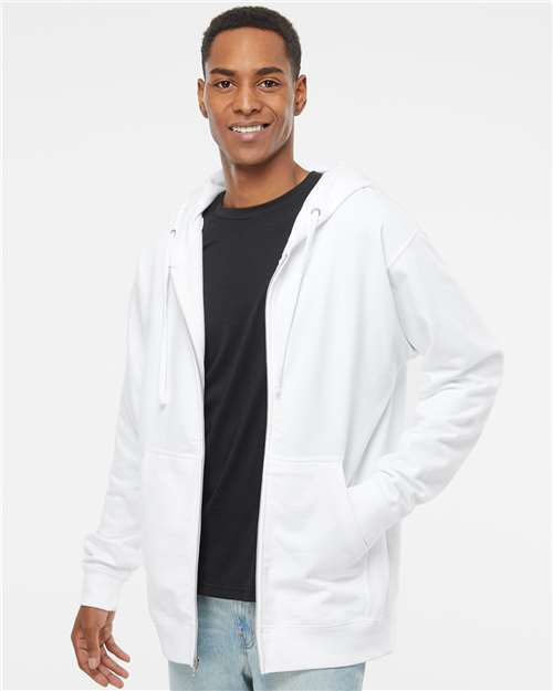 Unisex Midweight Full-Zip Hooded Sweatshirt - Image 37