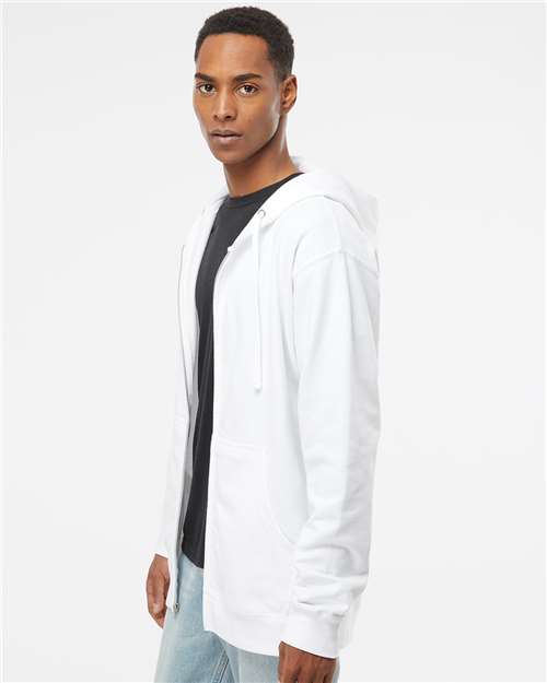 Unisex Midweight Full-Zip Hooded Sweatshirt - Image 38