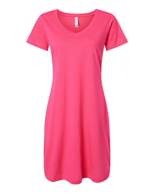 Women's Fine Jersey V-Neck Coverup - Image 10