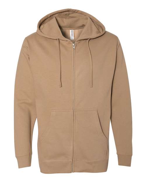 Unisex Midweight Full-Zip Hooded Sweatshirt - Image 28