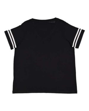Alternative view of Women's Curvy Collection Vintage Football T-Shirt