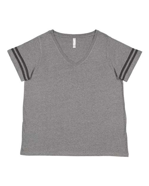 Women's Curvy Collection Vintage Football T-Shirt - Image 3