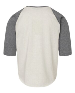 Alternative view of Youth Baseball Fine Jersey Three-Quarter Sleeve Tee