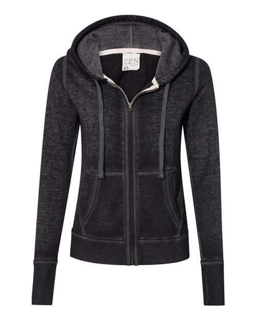 Women's Zen Fleece Full-Zip Hooded Sweatshirt - Image 4