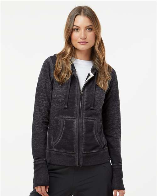 Women's Zen Fleece Full-Zip Hooded Sweatshirt - Image 7